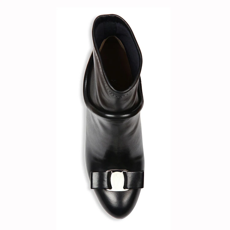 2022 winter women ankle chelsea heel boots for ladies high quality sheepskin leather designer boot