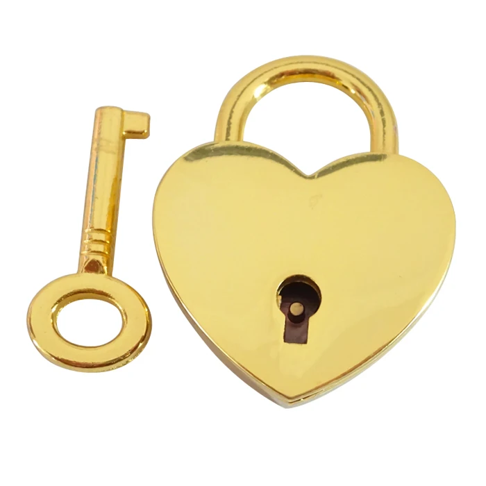 Cheap wedding lock small safety beautiful zinc alloy luggage lock heart shaped love padlock