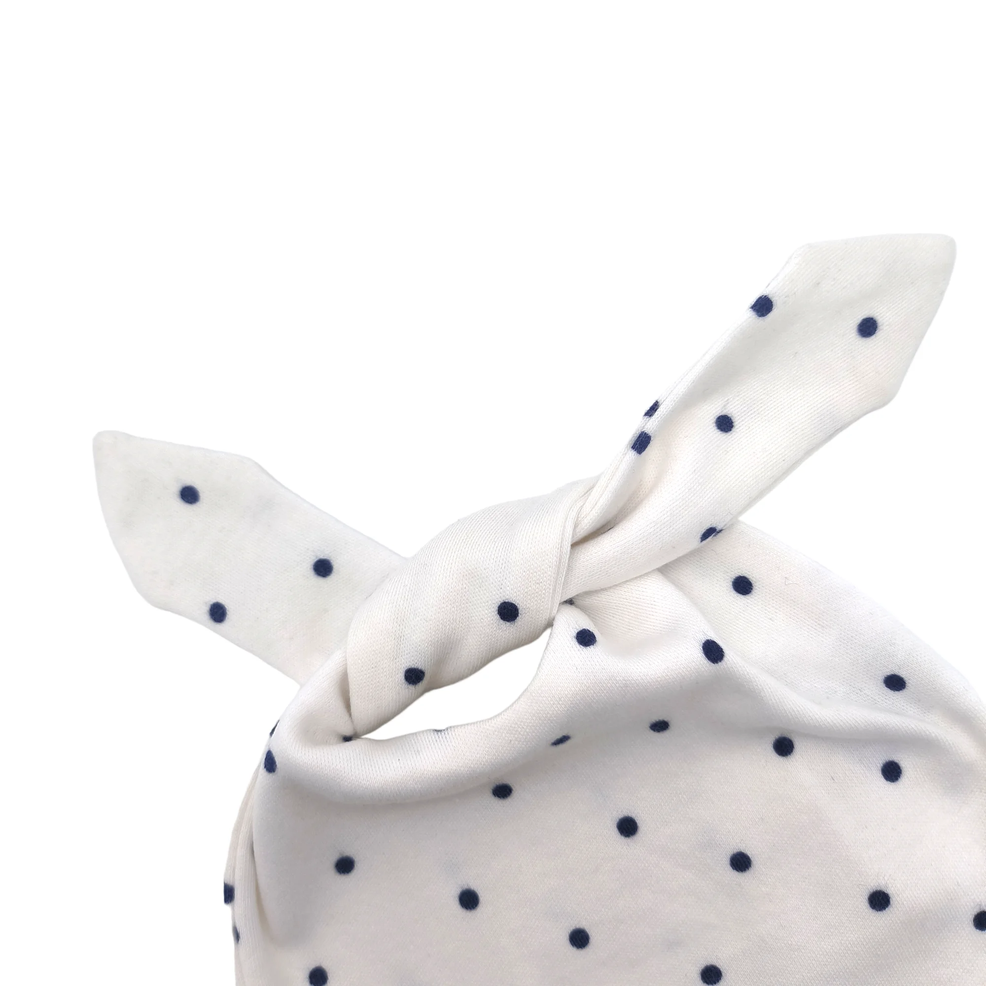 Baby 0-6 Months Knot Bean Hat Black Spotted Cotton Newborn Hat Unisex 100% Organic Cotton Fashion Sports Caps Beanie Striped 42g