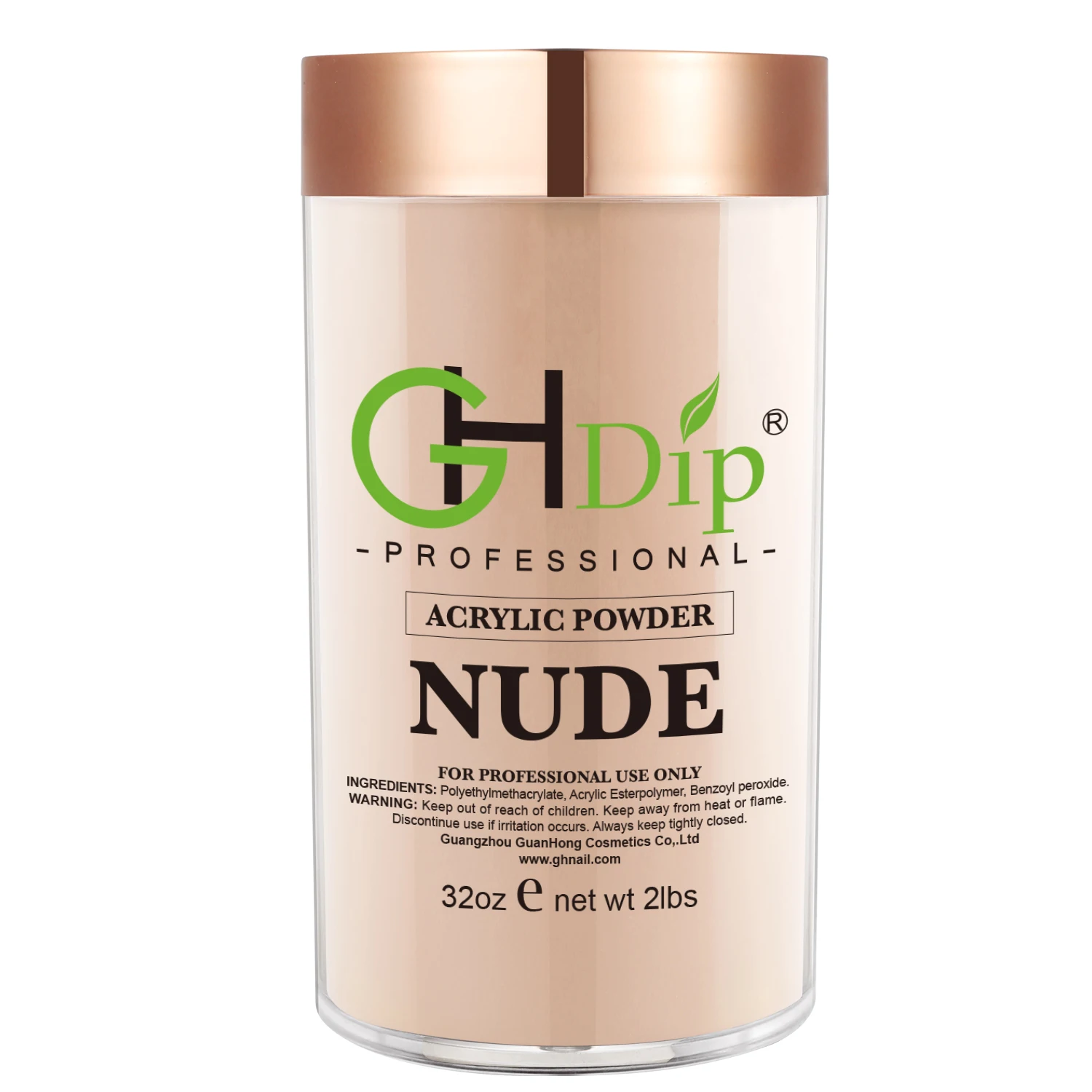 Factory Wholesale Crystal Polymer Powder 2 in 1 Natural Pind White Clear and Nude Acrylic Powder