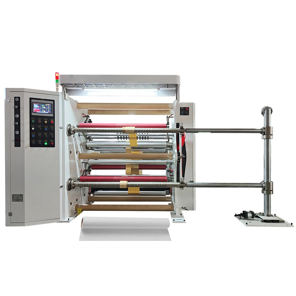 pvc cellophane opp ax tape cutting machine slitting machine