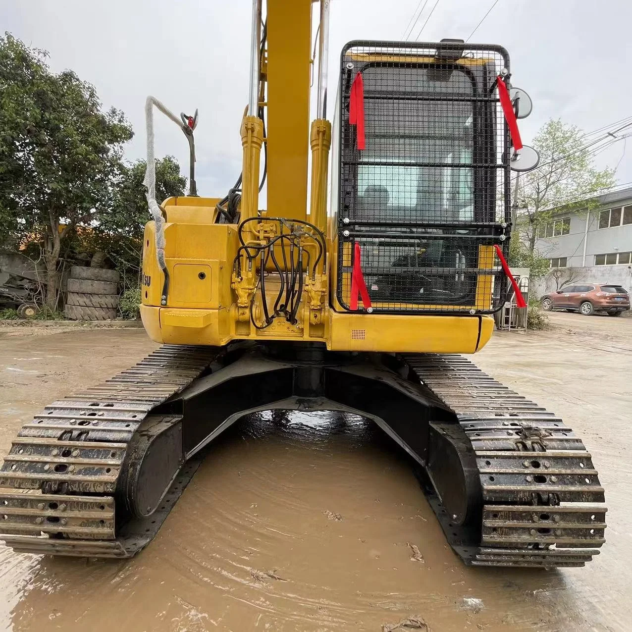 low price used earthmoving excavator machine komatsu 13ton crawler digger pc128 pc138 8 excavator with epa