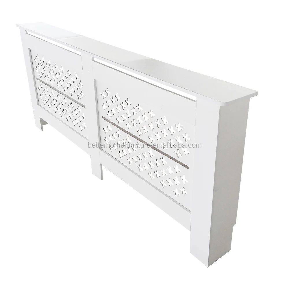 ZJH Modern radiator cover white heater cover home mdf radiator cover