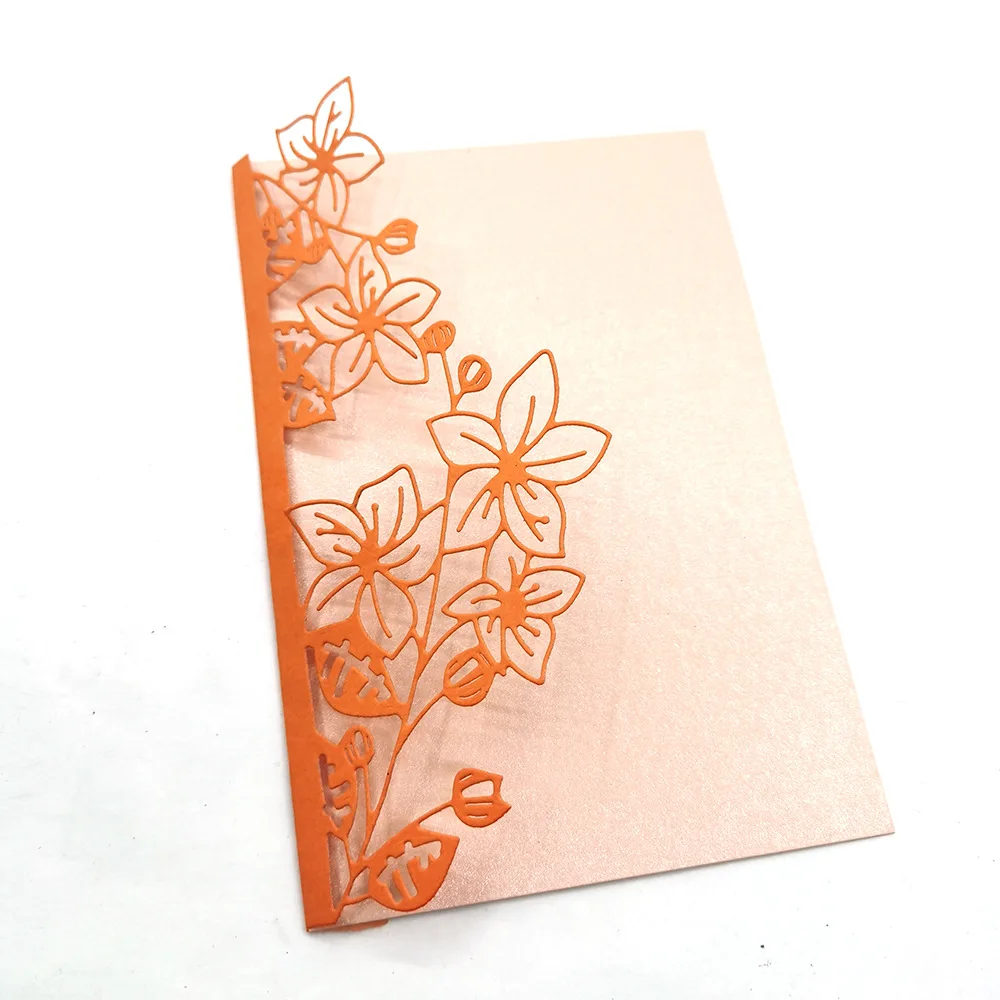 DIY Cutting Carbon Molded Flower Knife Mold Template Plant Flower Greeting Card Edge