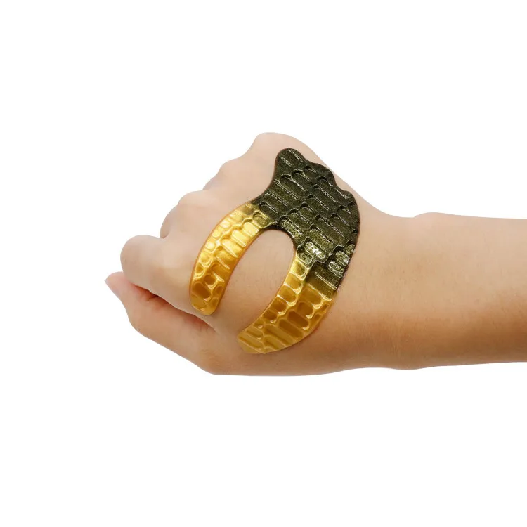 No Logo Butterfly Shape Gold Crystal Eye Mask Hydrating Dark Circle Under Eyes Collagen Eye Patch Parches Para Ojos