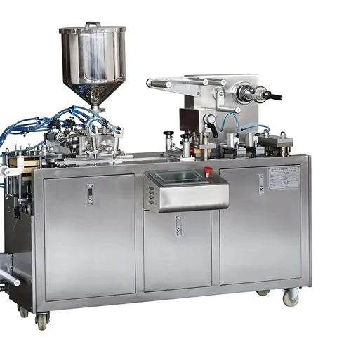 Hot Sealing Sauce Blister Packaging Machine Packaging Containers For Peanut Butter Tablets coffee liquid blister packing machine