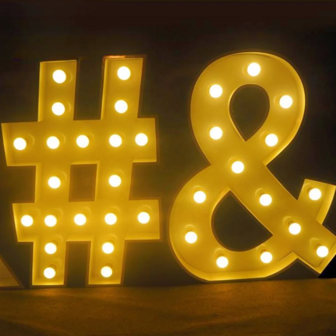 Wholesale Stainless steel Lights Marquee Letter 4ft Led Big Numbers Giant Light Up Letters Led Marquee Love Letters