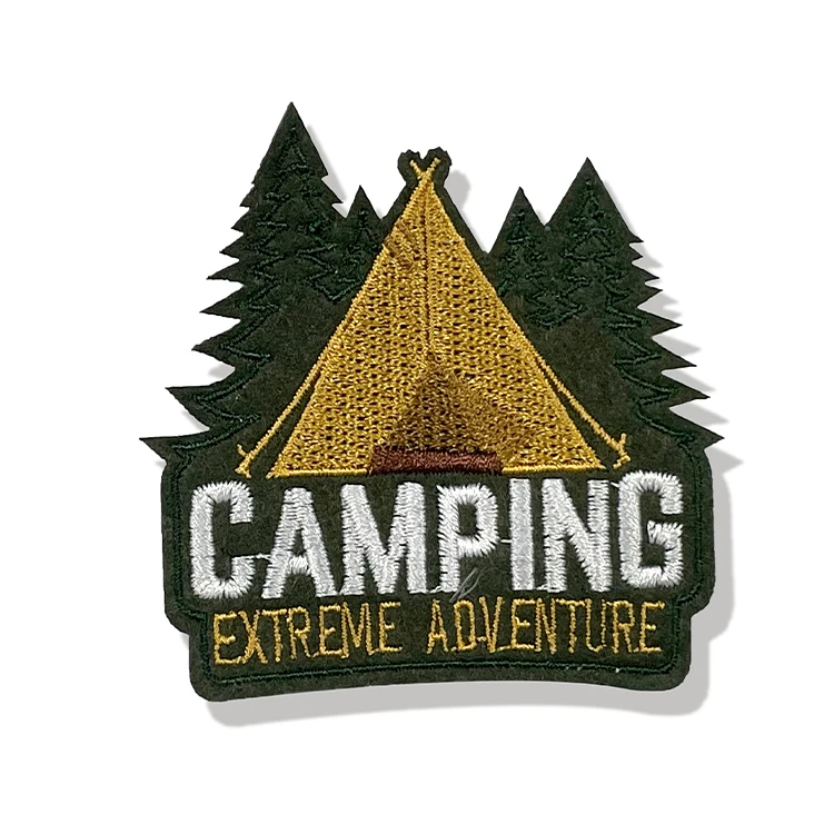 Factory Wholesale Cotton Thread Material Customized Embroidery Patch Labels