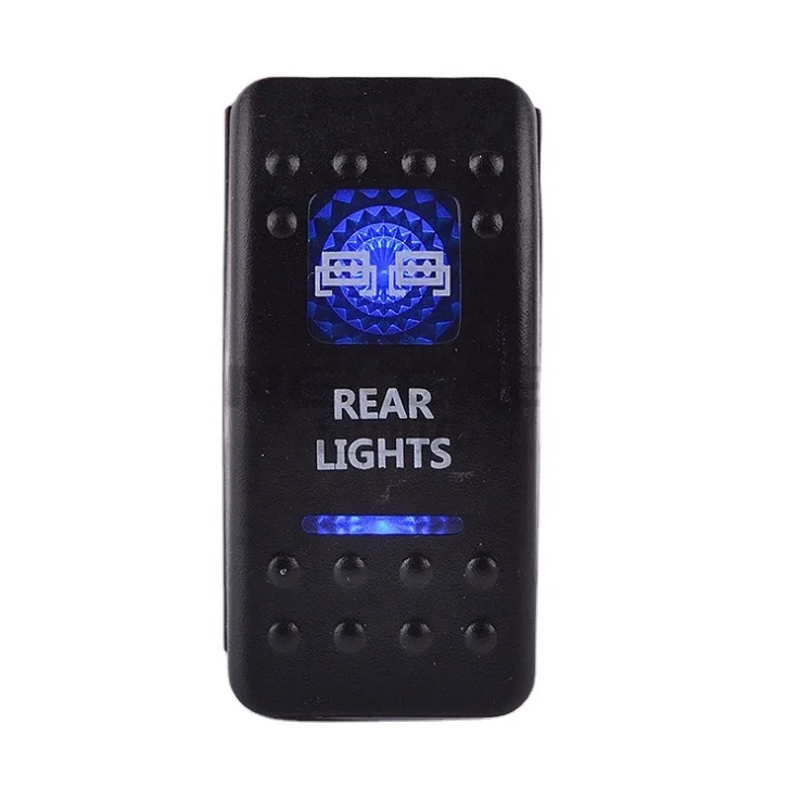 NEKEKE New style High Quality Led Light Bar rocker switch Output Circuit Laser On Off 12V switch