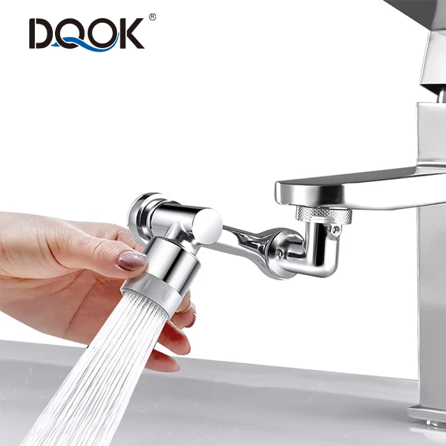 Universal Splash Filter Swivel Sink Faucet Aerator 1080 Rotate Water Dual Function Bathroom Faucet Basin Extender Kitchen