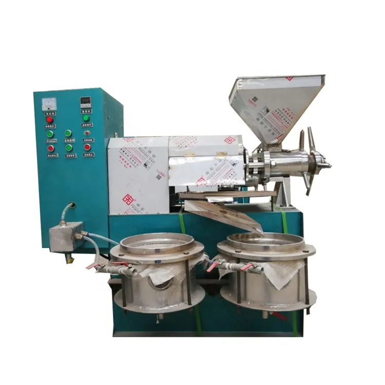 Stainless steel screw Sunflower Oil press machine palm coconut oil extraction machine with Filter