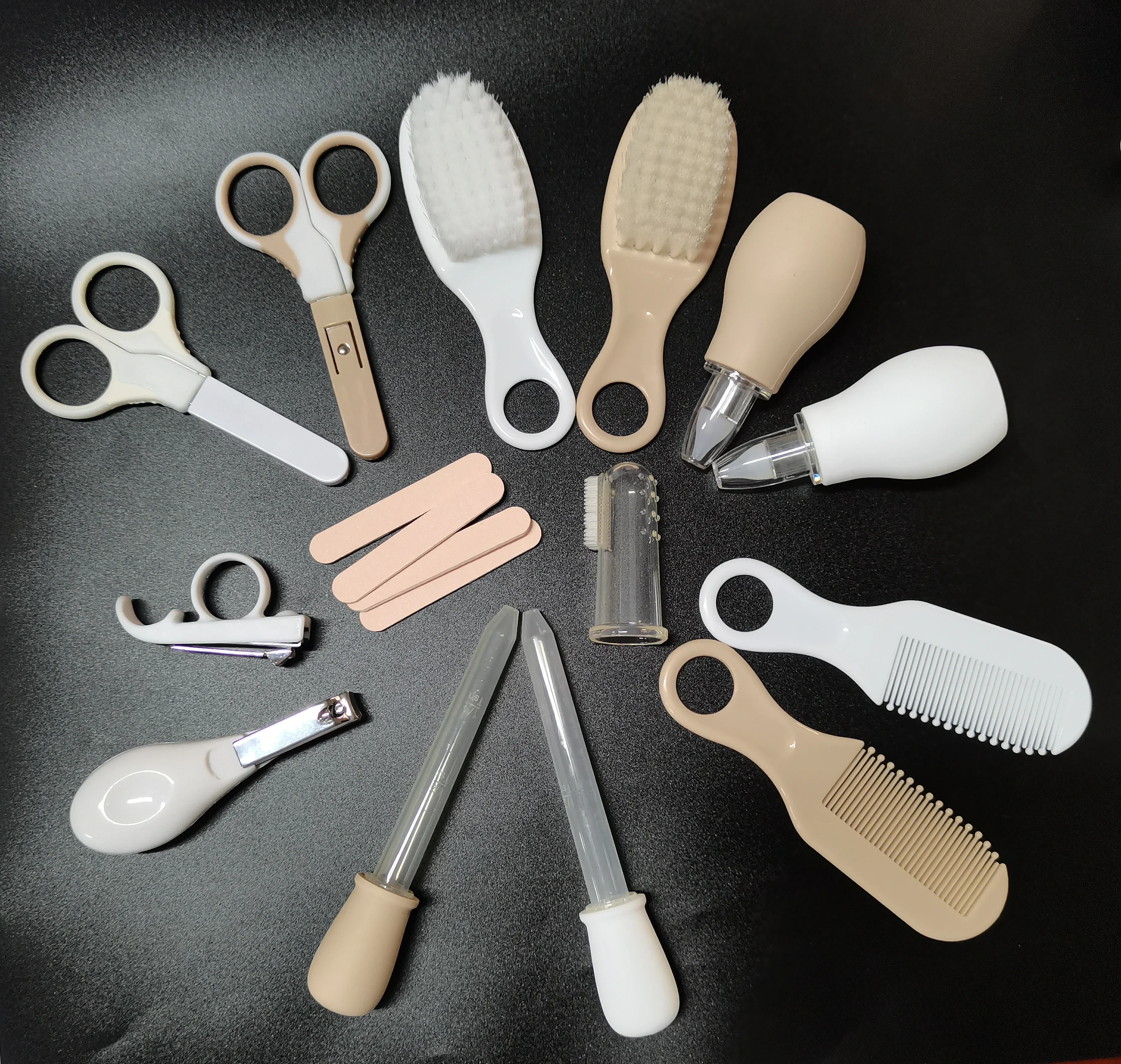 Baby Grooming Kit Set, Newborn Grooming Kit with Travel Set Baby Care Items for Travelling & Home Use