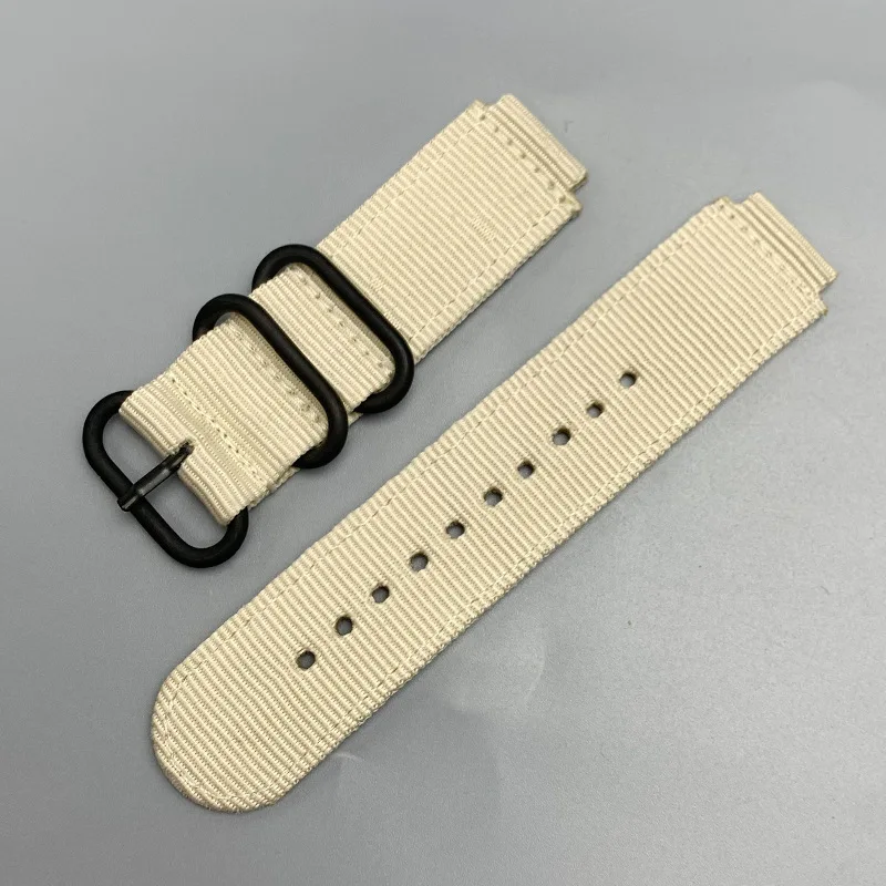 18MM Sports Woven Nylon Soft Breathable Smart Watch Strap For Casio Watch SGW300