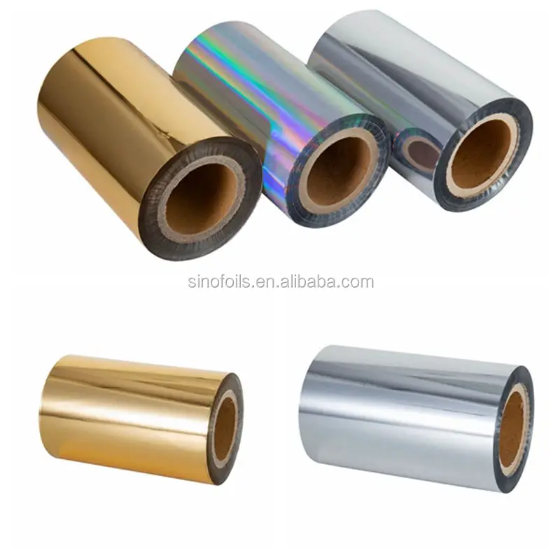 Cold Stamping Foil for Flexo Graphic in Hologram Color Pillar Design Factory Supply