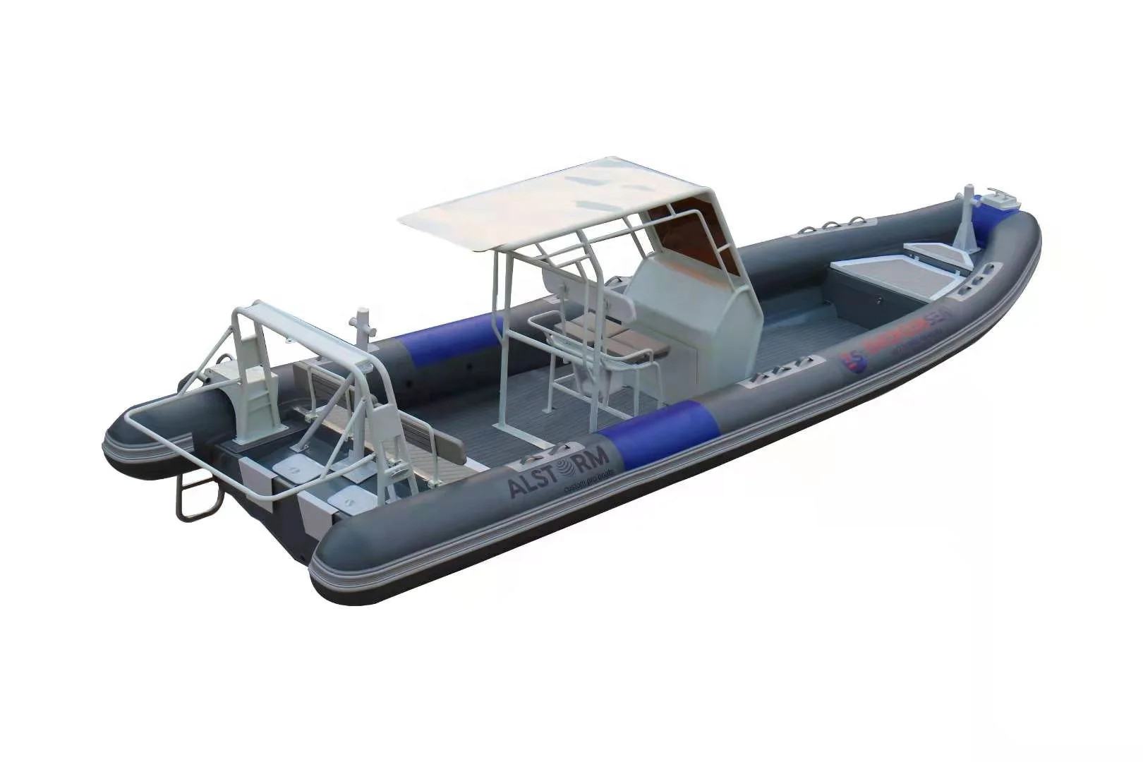 luxury yacht 25 foot 760cm inflatable aluminum rib boat made in China