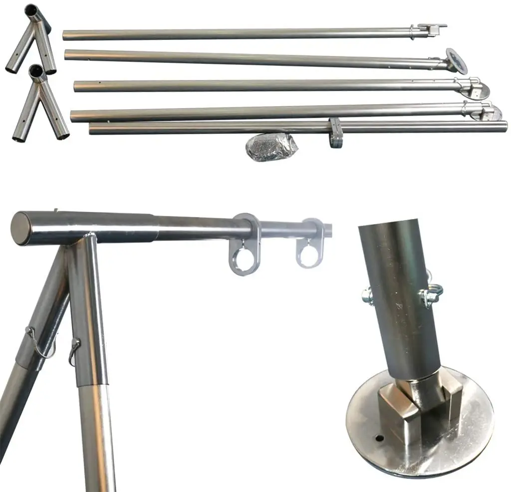 Yoga Stand Swings Frames Aerial Yoga Stand Aerial Support Frame Aerial Yoga Rigging with Aerial Silk Outdoor Fitness