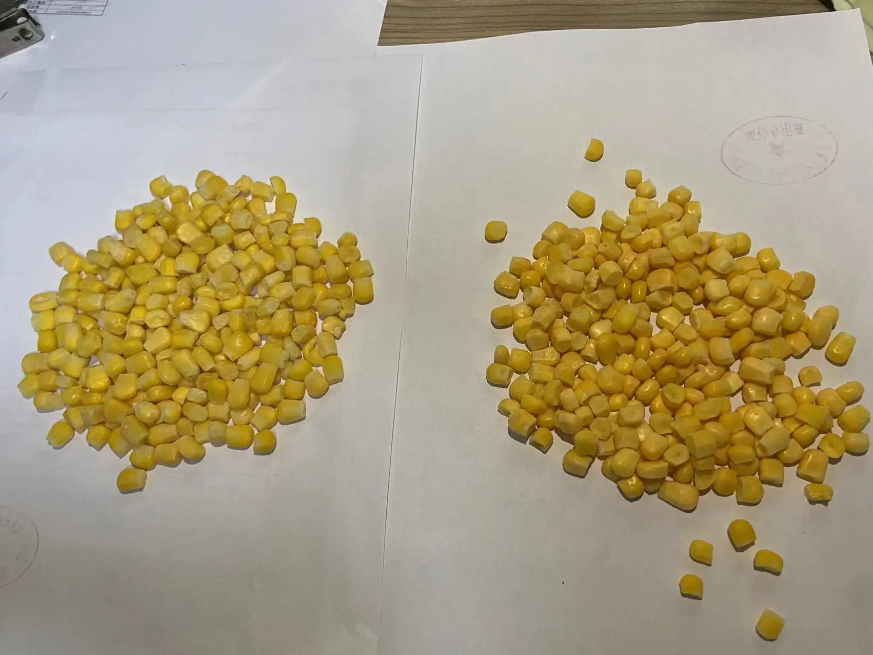 Frozen yellow corn Crisp King high sweetness ripe sweet corn kernels