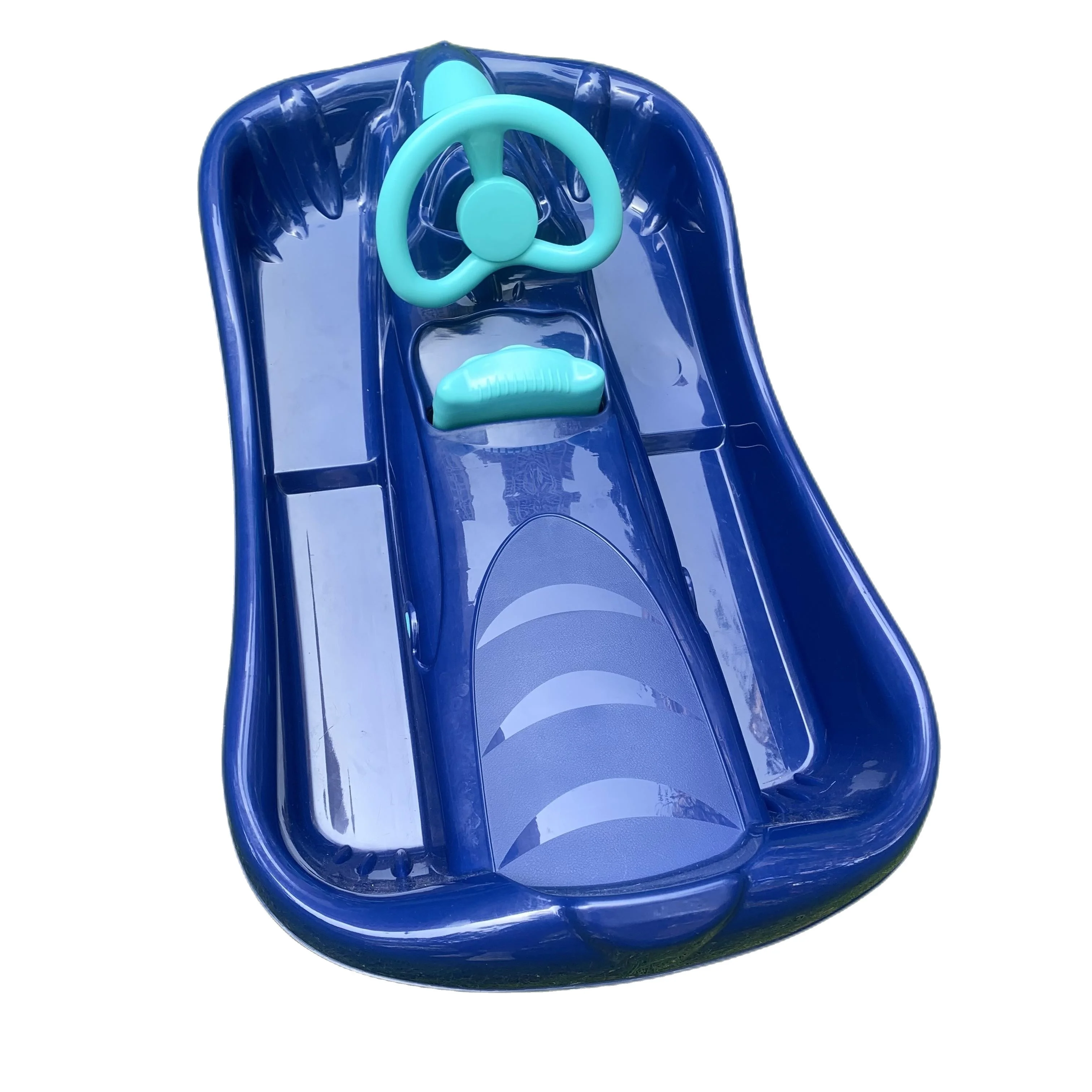 2022 NEW DEVELOPED  Plastic HDPE sledge snow scooter sleds with break WINTER  slide wholesale price