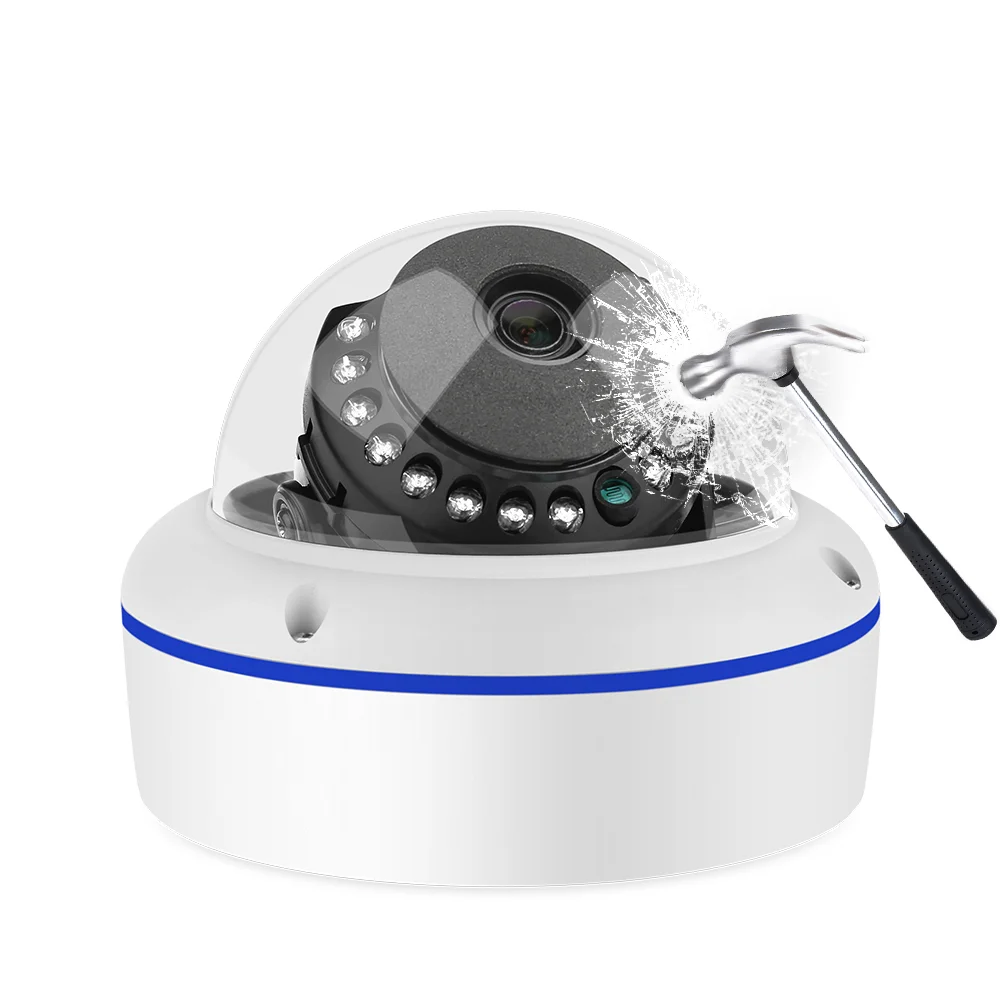 Techage AI H.265 IP Poe Camera CCTV With Audio Recording Indoor Security Camera 3MP 2.8mm IP POE Camera