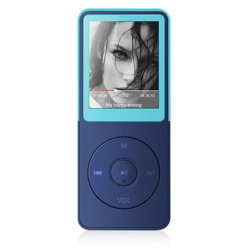 Customized Version MP3 Music Player With LCD Display Buit-In Speaker Portable Wireless BT Audio Receiver Music Playing Sport MP4