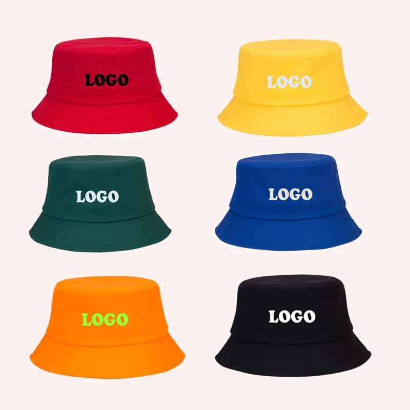 MOTE-AA114  Small Order 100% Cotton Custom Bucket Hat Custom Embroidered Hat with Logo Bucket Hat Sublimation