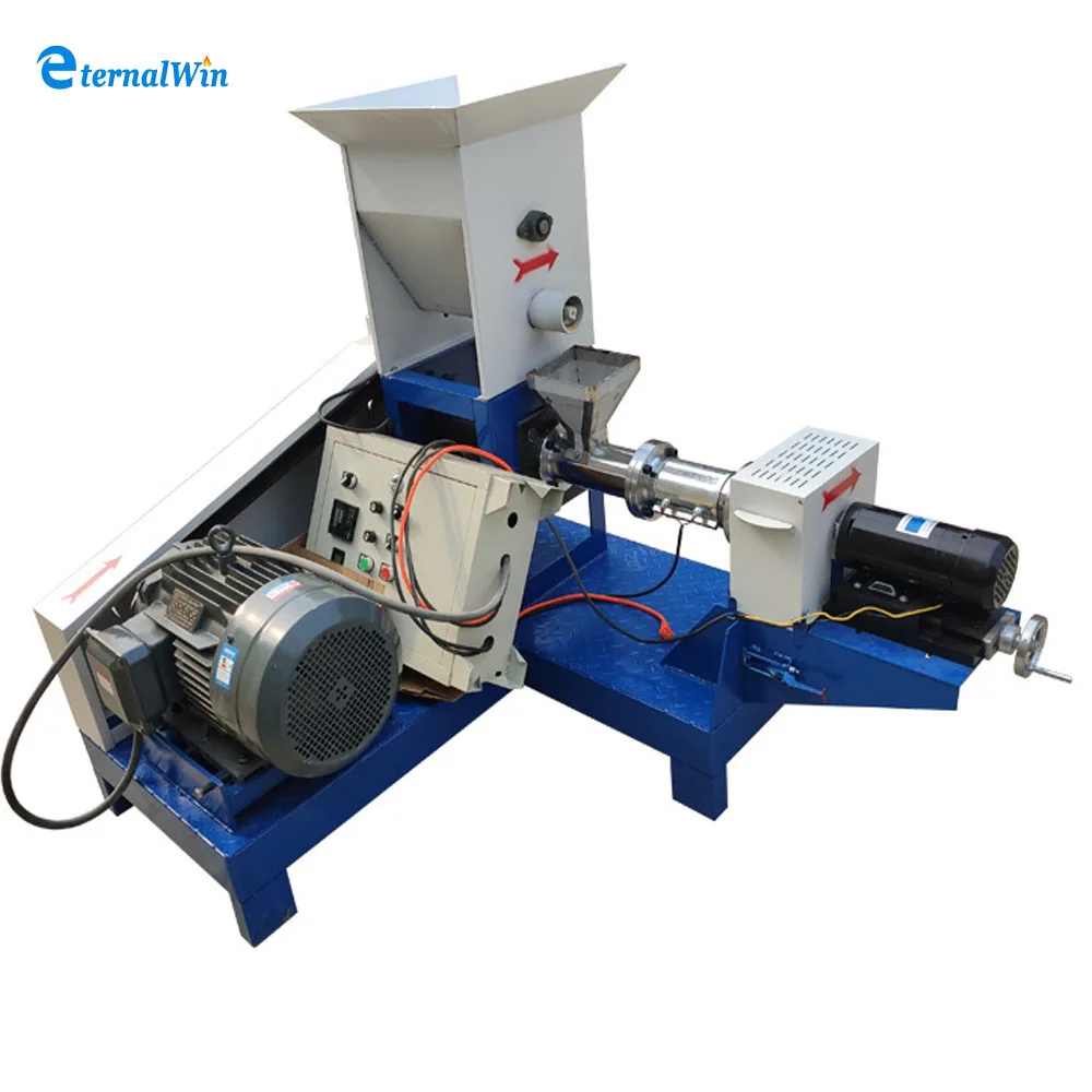 Commercial fish feed pellet making floating mill machine Cat Dog Food