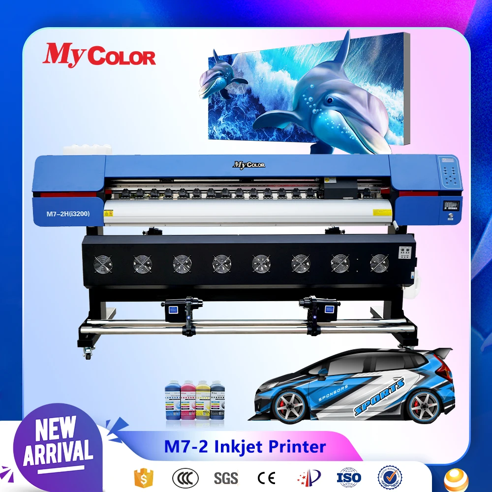 1.3m 1.6m 1.8m 3.2m vinyl printing banner sticker printing machine plotter printer xp600 I3200 inkjet eco solvent Printer