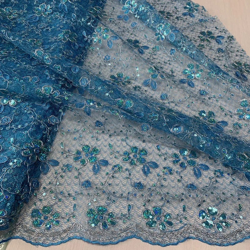 Дешевые Кружева оптом вышивка тюль ткань с блестками шнур вышивка дизайн для платья, текстиль Шаосина в наличии