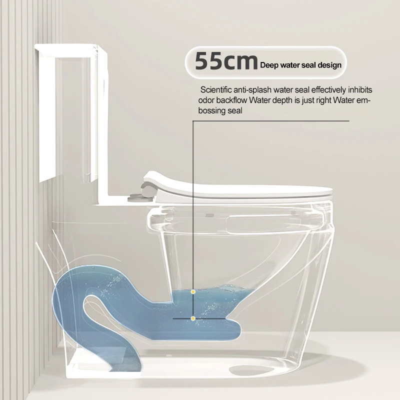 New Marble Colored Bathroom Water Closet Floor Mounted Gold Line Marble Toilet bowl Ceramic water closet toilet set