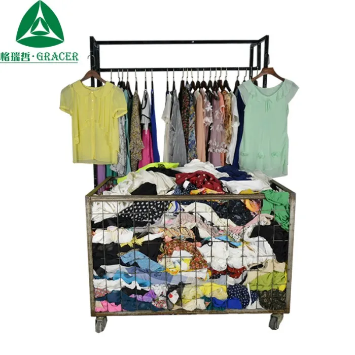Japan used clothes chiffon tops and blouses eurooean second hand clothing exporters
