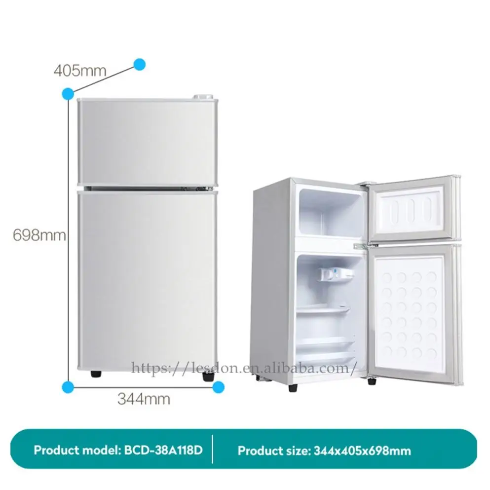 The hotel rents a room to use a household refrigerated mini refrigerator, an office double-door refrigerator