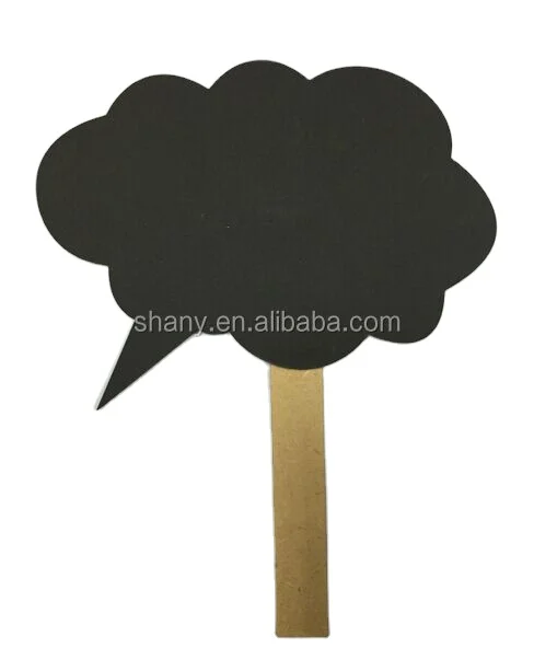 Mini wooden chalk board memo message sign