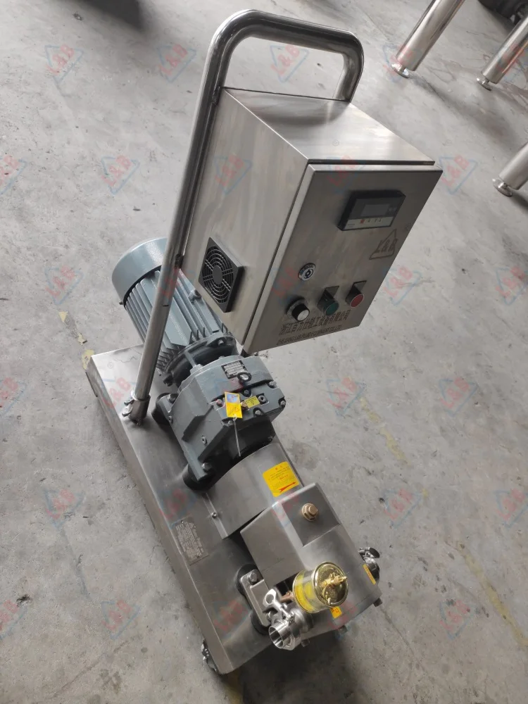 Factory Price Sanitary stainless steel high viscosity rotor lobe pump syrup molasses honey transfer pump
