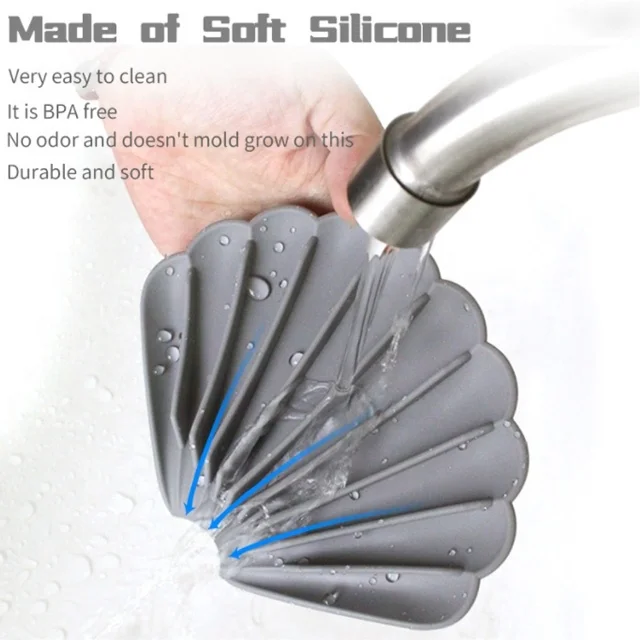 Wholesale High quality Custom Creative Silicone Soap Box Bathroom Kitchen Non-slip Soap Tray Soap Storage Holder Eco friendly
