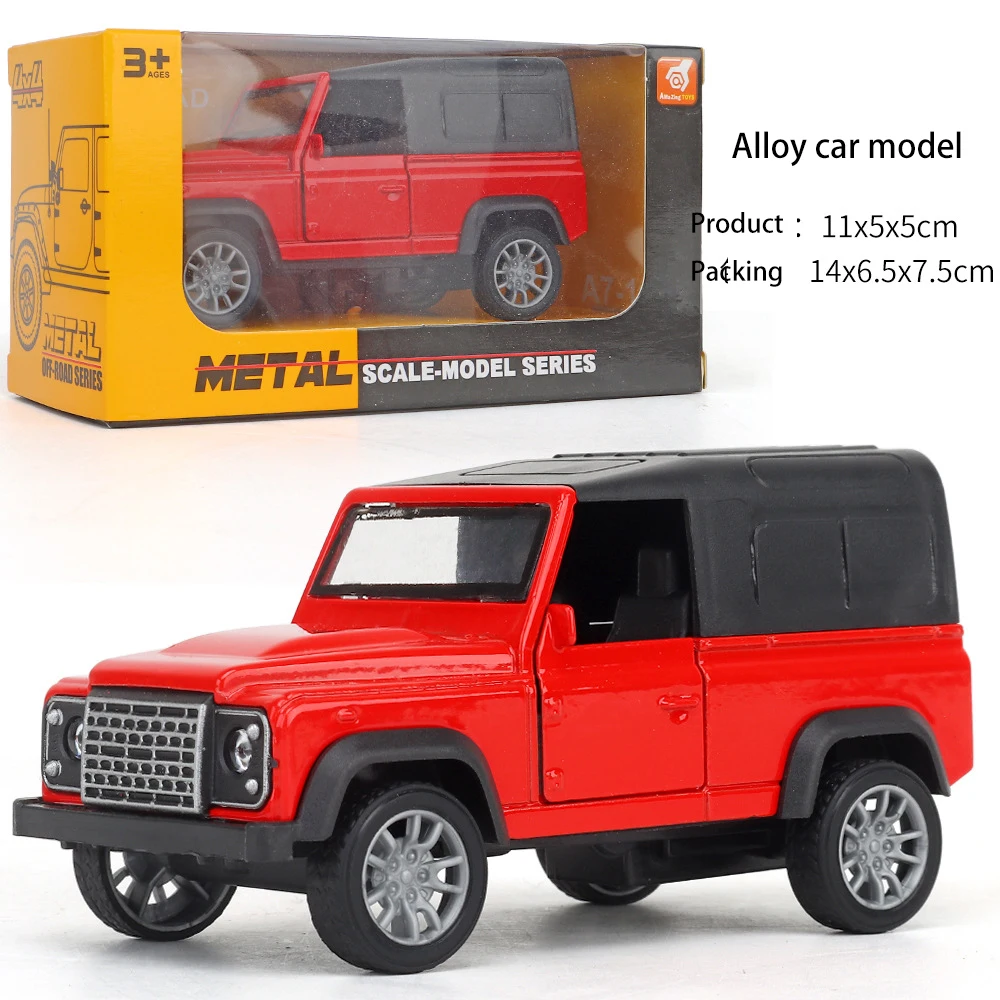 1: 36 return force three door alloy simulation sports car off road vehicle model baking cake jewelry