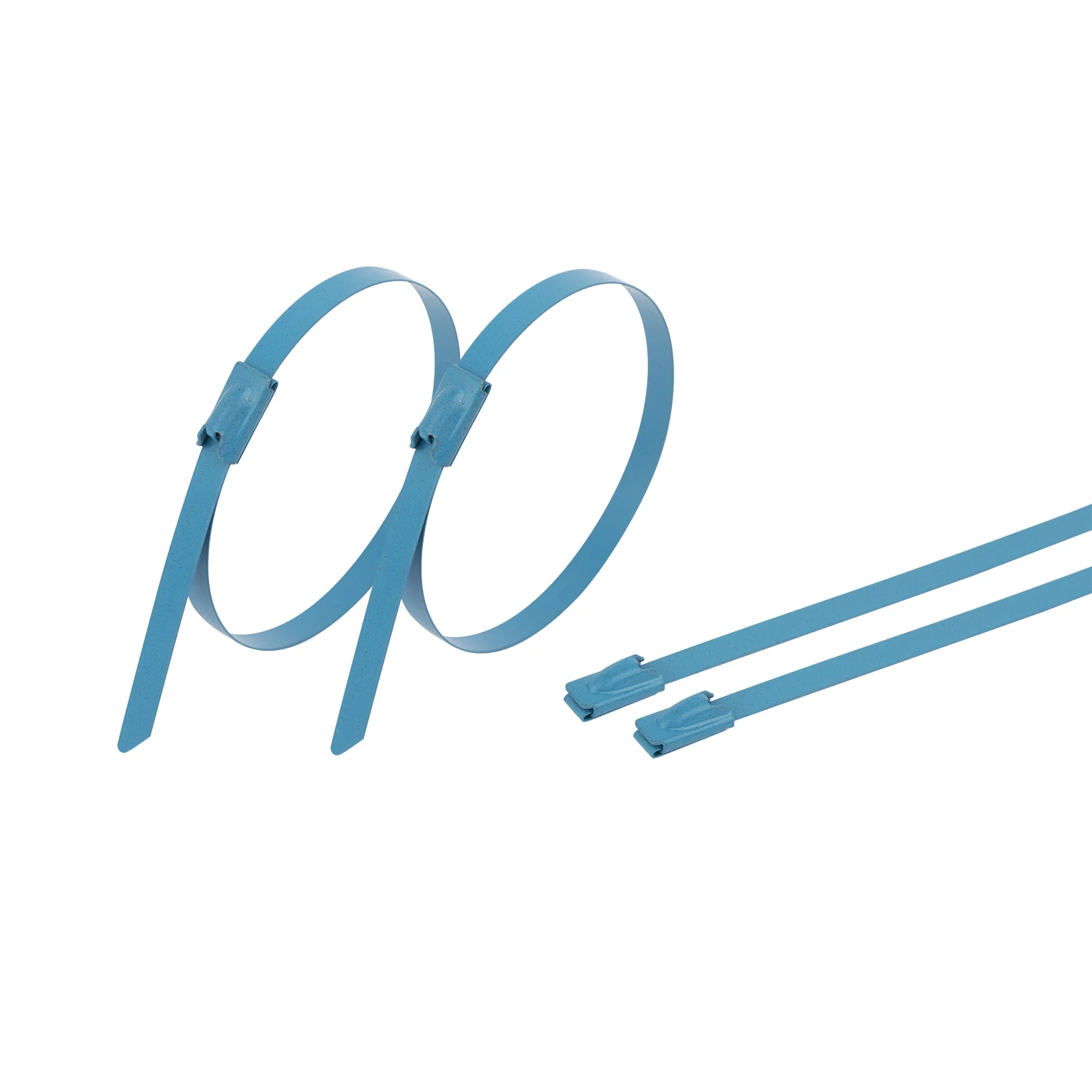 self locking pvc coated stainless steel cable ties