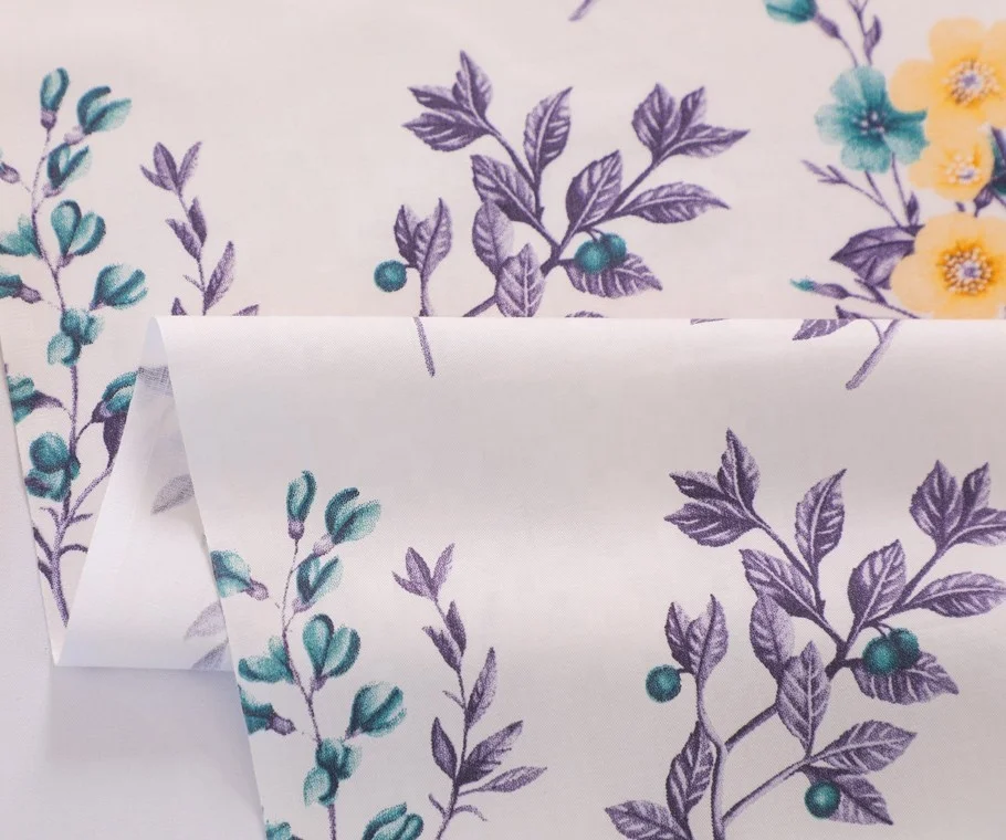 Pure Cotton Woven Floral Printed Fabric