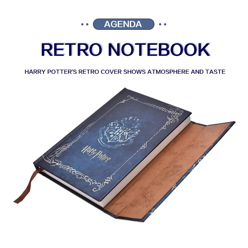 2022 Creative Retro Harry Potter Hardcover Schedule Notepad Company Promotion Stationery Gift Business Magnetic Buckle Planner