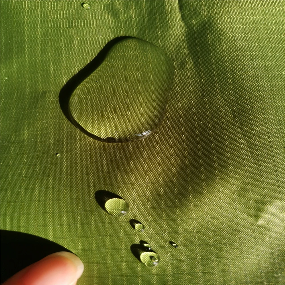 two sides silicone coating waterproof tear resistant 40d nylon ripstop taffeta for tents and parachutes