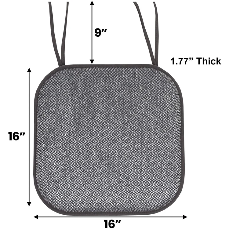 Memory Foam Seat Cushion with Ties for Chair for Home Usage Chair Pad