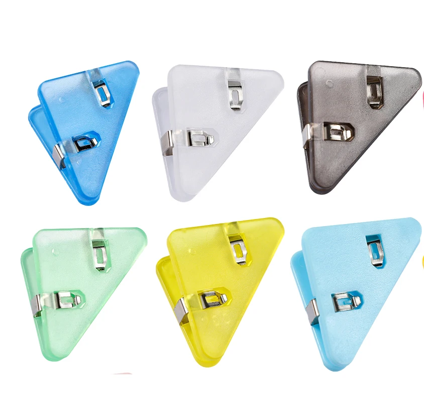 Тестовые зажимы для хранения бумаги треугольный зажим данных угловой файлов