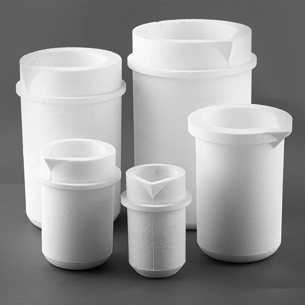 Quartz Melting Crucible Cup for  Melting Refining Casting, high temperature Resistant casting Furnace Tool, 0.5/1/2/4/6kg