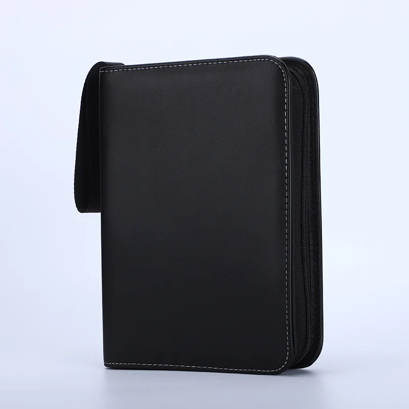 Лидер продаж, переплетная папка для торговых карт/альбом с 4 карманами, держатель для верхнего погрузчика с логотипом на заказ