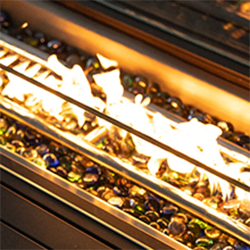 Portable Fireplace Indoor Outdoor, Tabletop Fire Pit with Flame  Party Gathering Dinner Camping Supplies