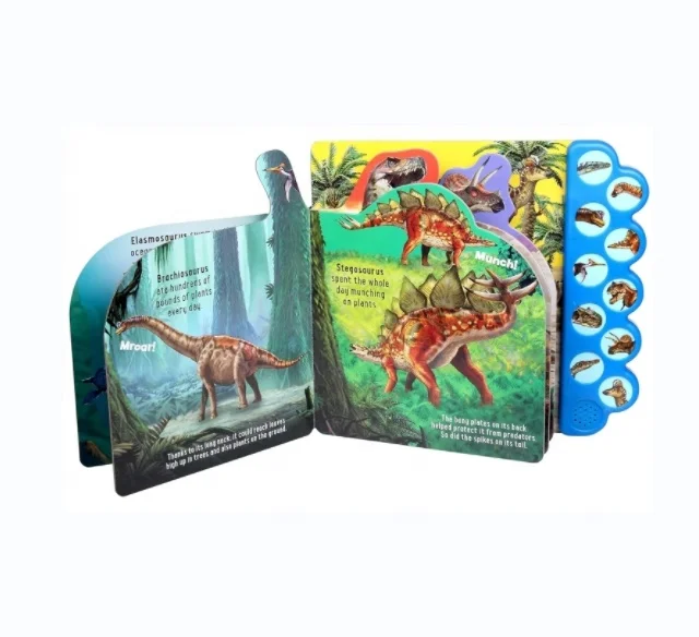 Rumble with the Dinosaurs 10-Button Sound Books