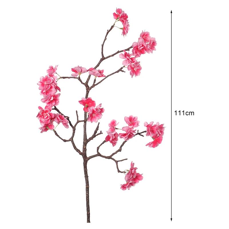 Oh Arts Factory Customization Artificial 70CM Sakura Flowers Wax Plum Decoration Living Room Floor