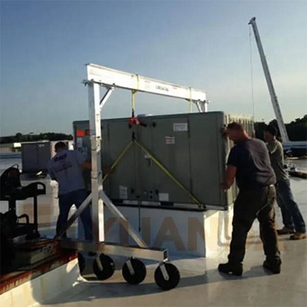 Lightweight helicopter aviation aircraft airplane airport maintenance aluminum gantry Crane for sale