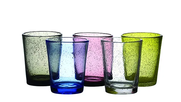 Samyo personalized printed bubble stemless  wine glass colored tumbler cups