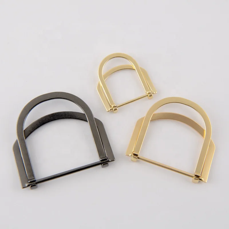 Alloy Metal Double D Ring Adjustable Buckle For Clothing