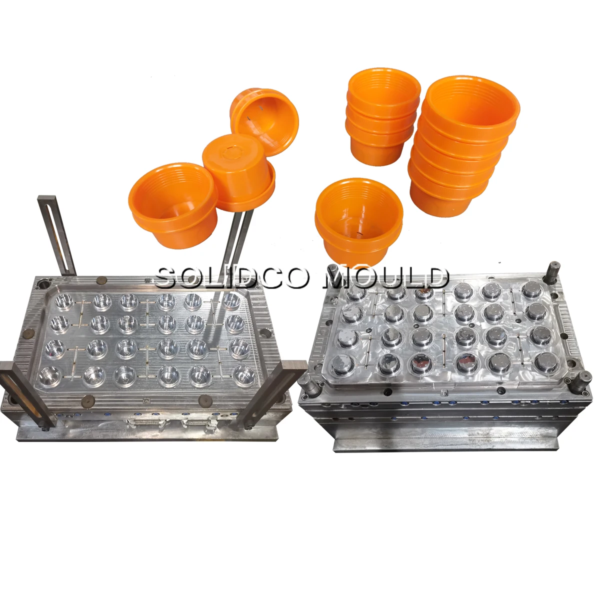 Multi Cavity Round Electric Junction Box Injection Mould